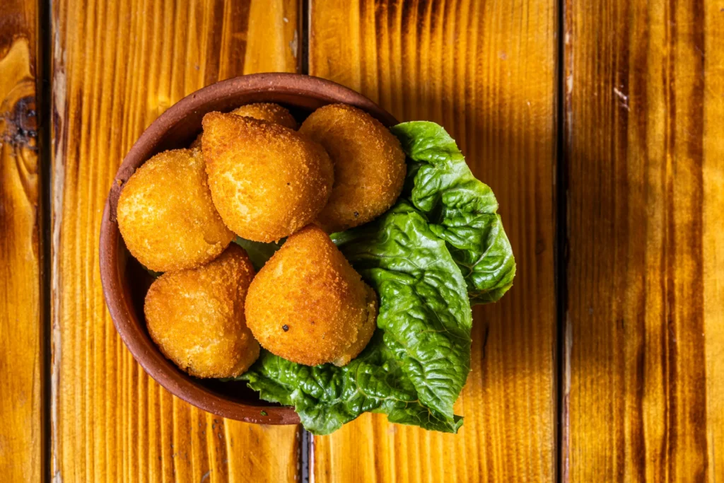 Chicken Croquettes with Garlic Sauce