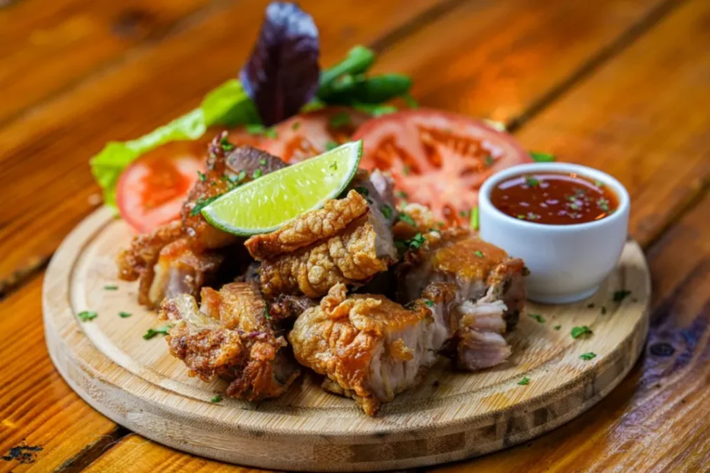 Pork Crackling with Spicy Jelly